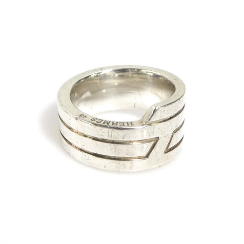 Auth hermes ring silver - silver, 925