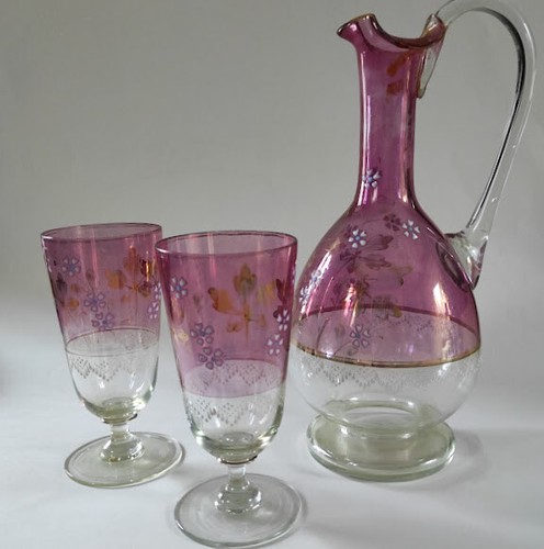 Carafe verres à pied - 2,