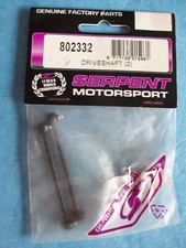 VINTAGE SERPENT 802332 DRIVESHAFT (2) #802332 OPEN PACKAGE