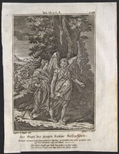 1720 Gravure Tobias Tobie et