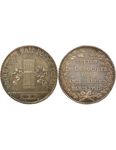 France franc maçon jeton - france,