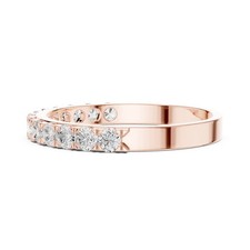 Bague demi-éternité diamant