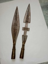 African spear, africa - art - saga, javelin - brass, wildlife hunting - hunting