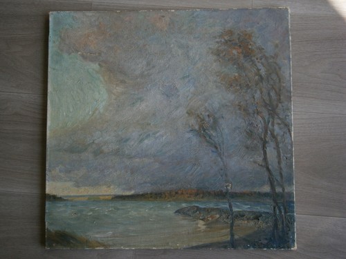 Oil canvas painting - oil, on