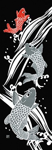 Tapisserie coton noir - , tenugui