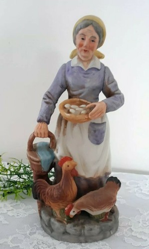 Vintage porcelain figurine old - figurine,