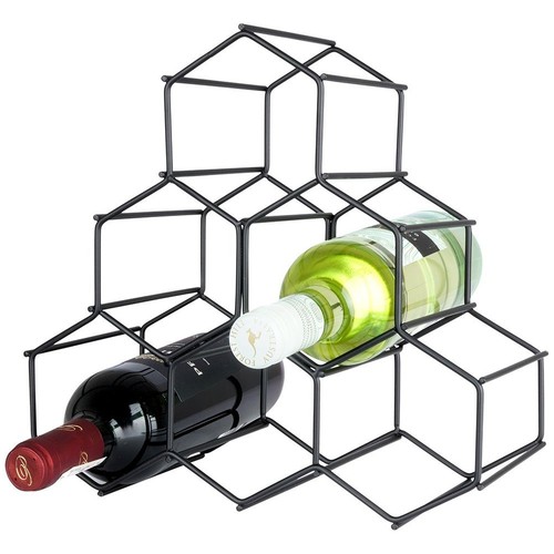 Casier vin métal noir - en,