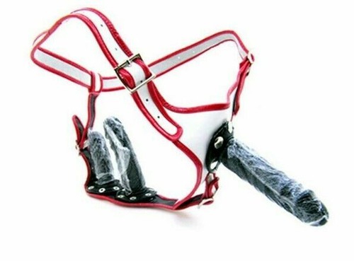 Gode ceinture triple - , blanc