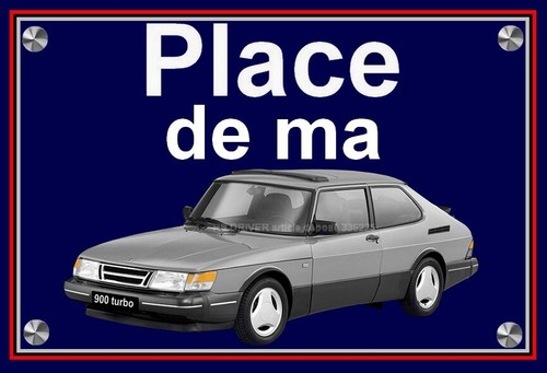 Plaque place ma saab - ", 900