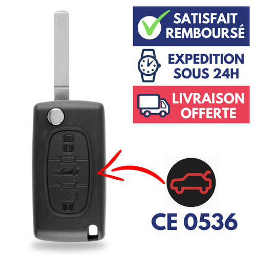 Boitier coque clé voiture - de,