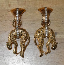 Boucles d'oreilles panthère