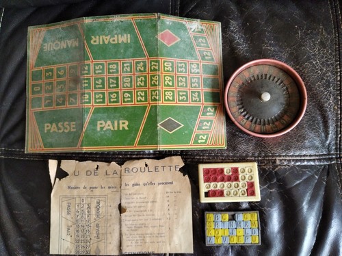 Jeu roulette vintage - de,