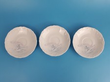 Camille Tharaud Limoges Porcelain Swan Collection Saucer Plates France