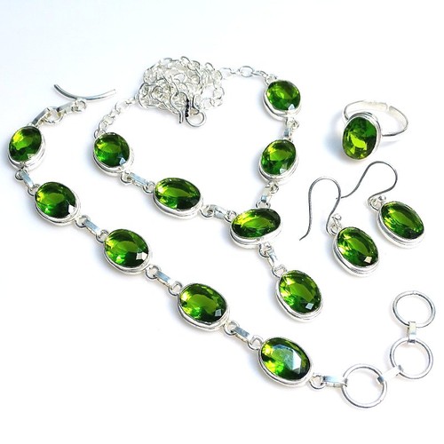 Ensemble bijoux ovales en - de,