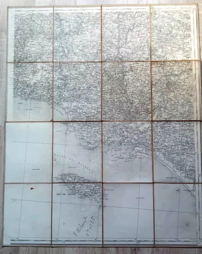 Vieille carte marine - carte,