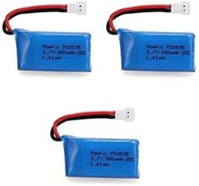 Lot de 3 batteries LiPo 3.7V