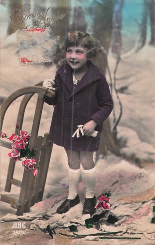 Bonne annee petite fille - cp,
