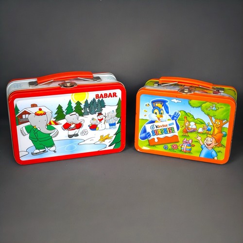 Lot valisettes vintage tôle - valisettes,