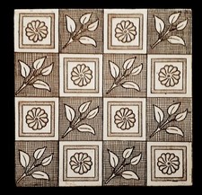 Bateaux T R en carrelage Arts et Métiers (8 x 8 pouces). Date 1905.