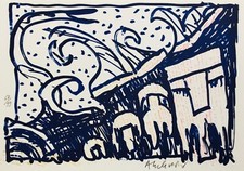 Pierre ALECHINSKY - "Untitled" - 2013 - Original Lithograph Signed - VI