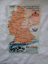 OLD ADVERTISING ABACUS GENANTIN GERMAN ENGINE OIL MILEAGE DISTANCE