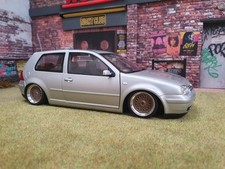 VW golf 4 IV GTi 1/18 Norev tuning modified umbau conversion jantes alu + boîte