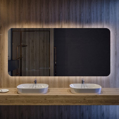 Beau moderne miroir salle - miroir,