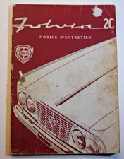 LANCIA FULVIA 2C carnet de