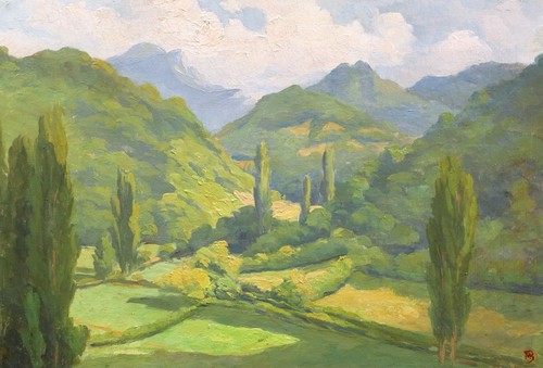 Tableau paysage campagne