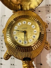 Horloge Tortue Vintage Dorée