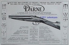 ADVERTISEMENT DARNE LE FUSIL HAMMERLESS A CANNON FIXED 1928 FRENCH AD GUN HUNT PUB