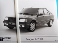 Photo presse  PEUGEOT 309 GTI