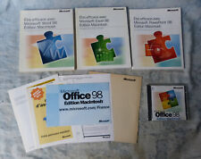 #Sasfepu# 90's Apple Manuels Microsoft Office 98 + CD Upgrade / Ed. Macintosh