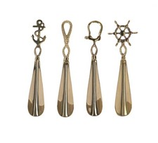 Set 4 Chausse-Pied Laiton Poli