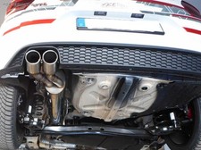 Inox Échappement Sport VW Polo 6 Gti Type Aw 2x90mm Double Paroi Biseauté