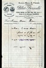 SAUMUR (49) MUSICAL INSTRUMENTS / STRING PIANOS ""PILLET-BERSOULLE"" in 1900