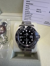 Rolex GMT Master II 116710LN Steel Ceramic Black 40mm Watch Card Tag & Box
