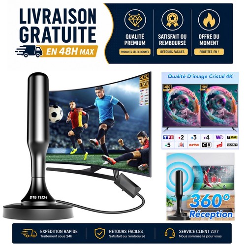 Antenne intérieure tnt - tv,