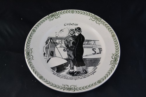 Ancienne assiette amand - st,