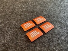 4 x JBL Speaker Decal Sticker Audio - Orange 