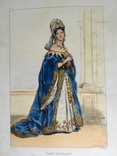 BELLE LITHO COSTUME ANGLETERRE