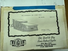 HO Scale Plaster Cast Kit Model of a 10 Stamp Mill, no broken castings