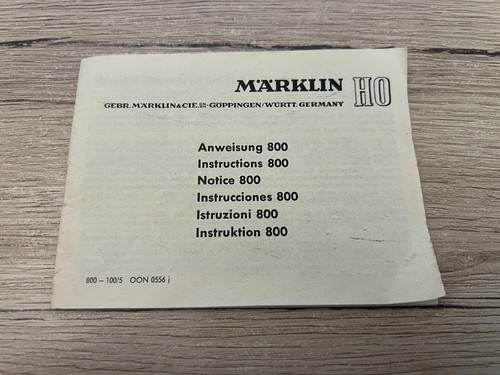 Märklin 800 mode - mode, ploi