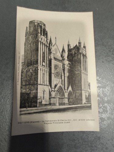 Cpa poitiers cathedrale - cpa, 86