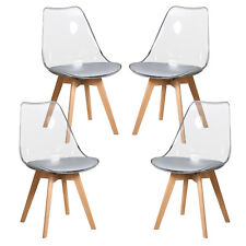 Lot de 4 Transparent Chaises