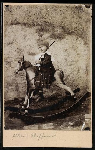 Carte postale photo fille sur