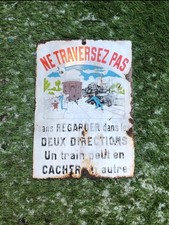 plaque émaillée ancienne