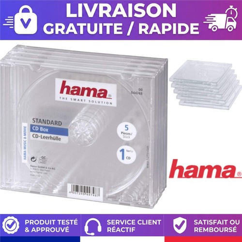Hama boîtier dvd et - hama, cd/dvd