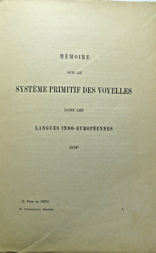 Linguistique systeme primitif - linguistique/systeme,
