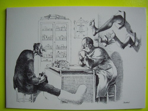 Sérigraphie humour noir - ",